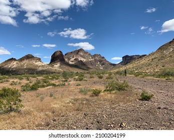 Saddle Mountain Desert Landscape Arizona