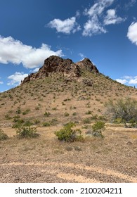 Saddle Mountain Desert Landscape Arizona