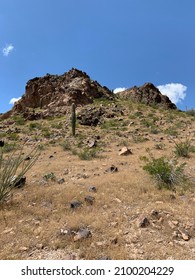 Saddle Mountain Desert Landscape Arizona