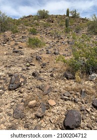 Saddle Mountain Desert Landscape Arizona