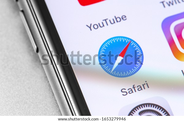 Safari Icon App Browser On Display Stock Photo Edit Now