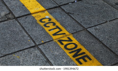 Safe Area  Show Symbols By Spray Painting.  Indicate That It Is A Supervised Area With A Circuit Camera.