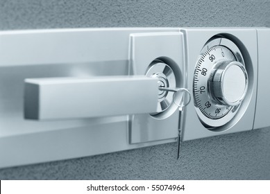 Safe With Combination Lock