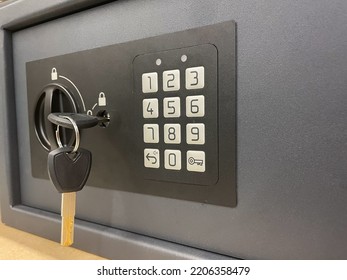 Safe Deposit Boxes With Key In The Hotel Room