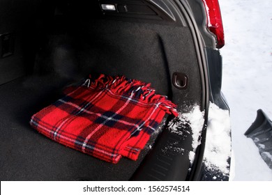 Safe Winter Driving - A Warm Windproof Blanket  In The Trunk