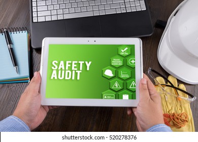 SAFETY AUDIT On Tablet Pc, Safety & Health At Work Concepts