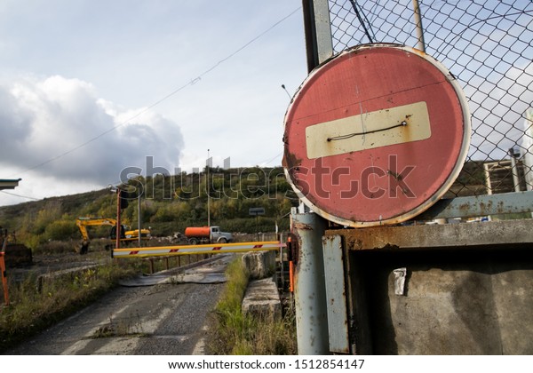 Safety\
barrier at a dam production of electrical\
energy.