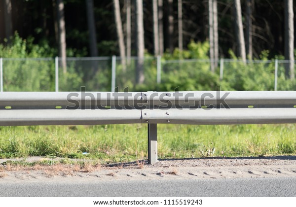 Safety barrier on\
freeway