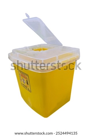 safety box for disposing of sharp objects in hospitals