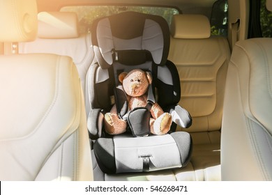 Safety Car Seat For Baby  With Teddy Bear