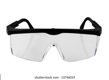 Safety Glasses Isolated On White