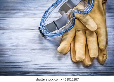 gloves and glasses