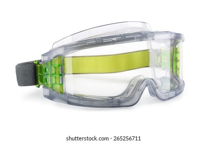 Safety Goggles Isolated On White