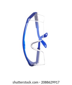 Safety Goggles On White Background