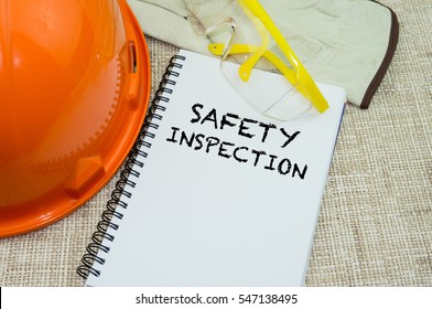 Safety Inspection. Safety & Health At Workplace Concepts.