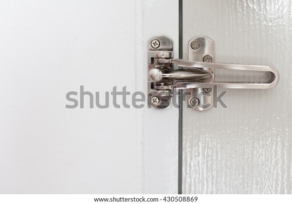 Safety Latch On Hotel Room Door Stock Photo Edit Now 430508869