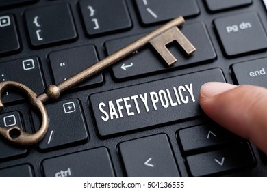 Safety Policy, Safety At Workplace Concept