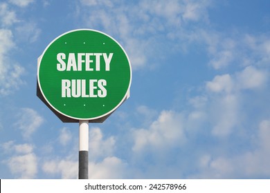 Safety Rules Sign