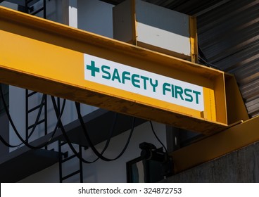 Safety Signs Individually In Area Working