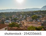 Safranbolu view from Hidirlik Hill at sunset. Visit Safranbolu background photo.