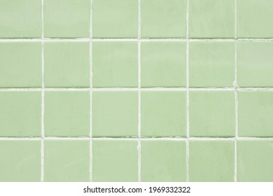 Sage Green Tile Patterned Background