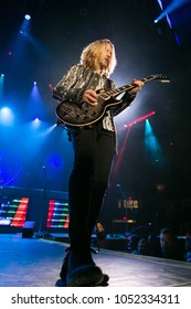 Saginaw, MI / USA - March 20, 2018: Tommy Shaw With Styx Performs Live At The Dow Event Center.