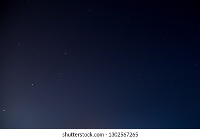 Sagittarius and Scorpius Constellations rising early morning, Kanchanaburi, Thailand