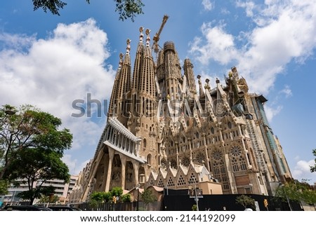 Sagrada Família in Barcelona spain