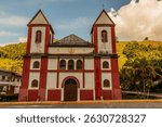 Sagrado Corazon de Jesus church in Pozuzo village, Peru