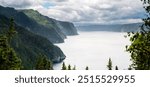 Saguenay Fjord landscape, Quebec, Canada