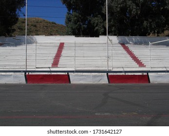 Sagus, California, USA - June 27 2005: Details Of Saugus Speedway A 1/3 Mile Racetrack In Saugus, Santa Clarita, California. Also Site Of Weekend Swapmeets. Daytime.