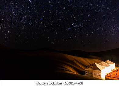 Sahara Desert Night Sunset