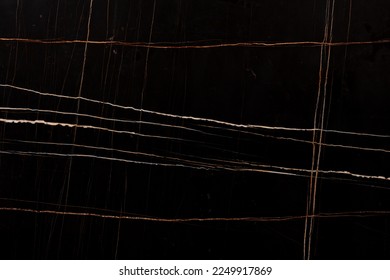 Sahara Noir Marble background, top texture for effect dark design look. Slab photo. Dark black matt material slate backdrop for exterior, luxury home decoration, 3d floor tiles, ceramic wall surface. - Shutterstock ID 2249917869