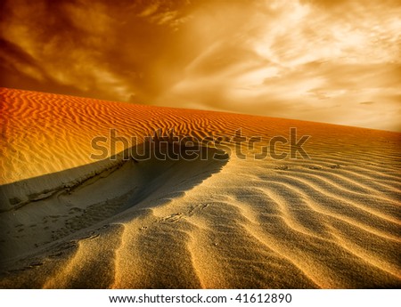 Similar – side wind Desert Sand Dune