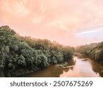 Saharan dust over Cahaba river