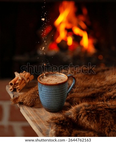 Sahlab, traditional hot Middle Eastern winter drink