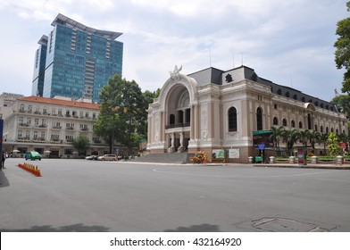 Sai Gon, Vietnam - June, 15, 2015: SAi Gon Opera House