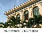 Saigon Central Post Office. Heritage tourist attraction and famous building in Ho Chi Minh City, Vietnam