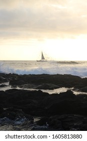 Sail Boat Kona Hawaii USA 