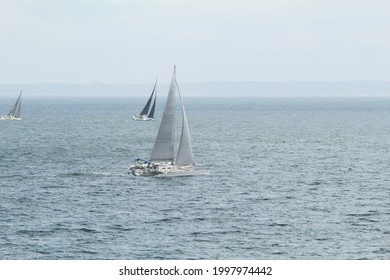 Sail Boat Open Water Ocean Scape