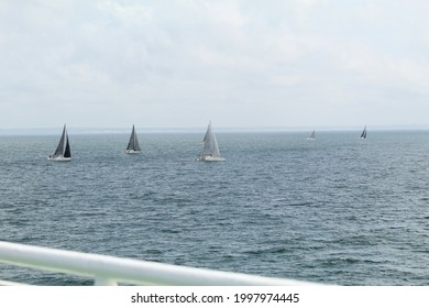 Sail Boat Open Water Ocean Scape