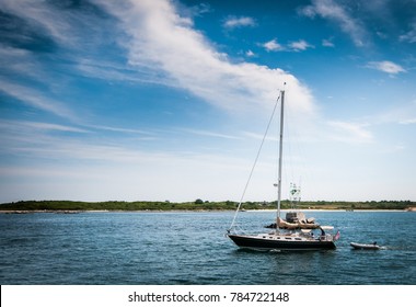 Sailboat Approaching Oak Bluffs