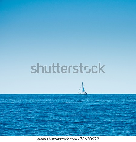 sailboat cruising vast seas