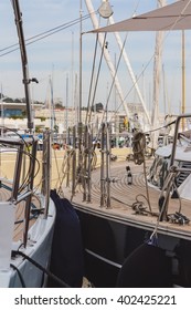 Sailboat deck