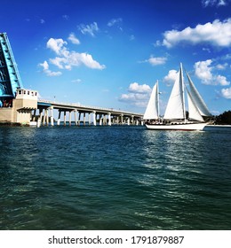 Sailboat Longboat Key Pass Bridge