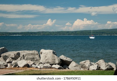 Sailboat on Little Traverse Bay - Shutterstock ID 1786950911