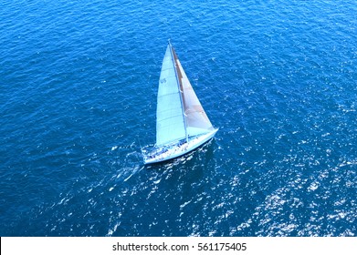 Sailboat on Ocean - Powered by Shutterstock