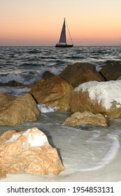 A Sailboat In Treasure Island, Florida