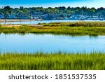 Sailboats Boats Padanaram Village Bridge Harbor Buzzards Bay Dartmouth Massachusetts


