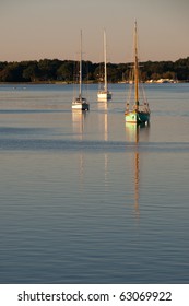 Sailboats On The Chester River